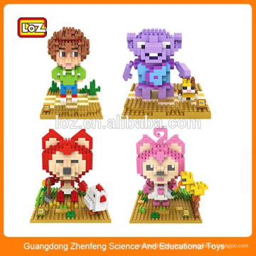 2015 brinquedo educativo quente mini figura diamante estilo jogo de puzzle LOZ blocos